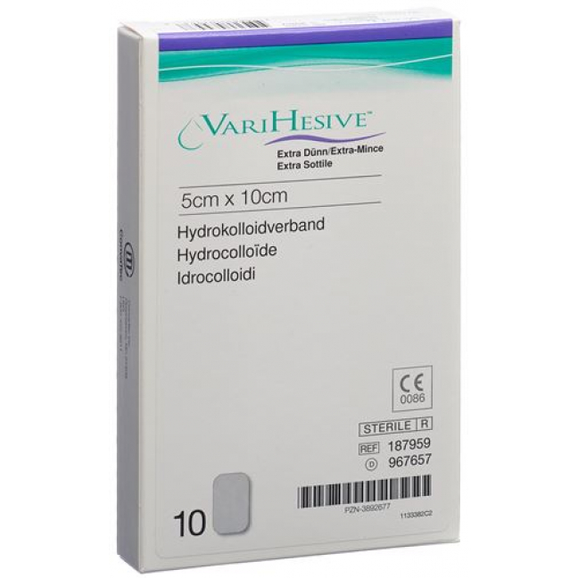 VariHesive Extra Dunn Hydrokolloidverband 5x10см 10 пакетиков