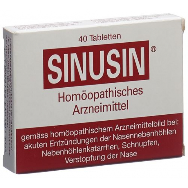 Синузин 400 мг 40 таблеток  - АПТЕКА ЦЮРИХ