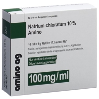 Натрия хлорид Амино 10% 10 ампул 10 мл концентрат для инъекций 