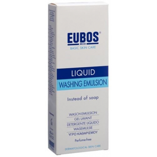 Мыло Eubos жидкое без запаха, синее, дозатор, 400 мл