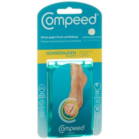 Compeed Huehneraugenpflaster Zwischen Zehen 10 штук