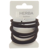 Herba Haarbinder 5см Schwarz 8 штук