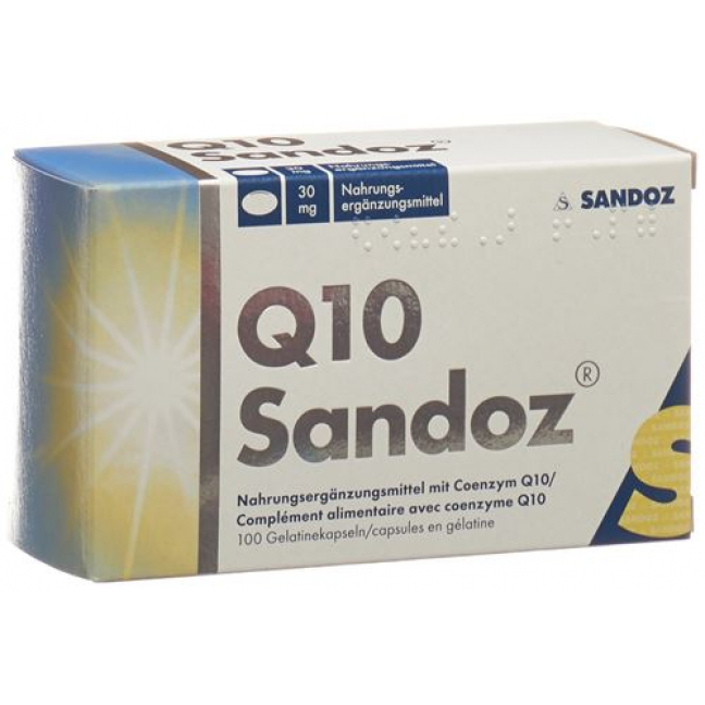 Q10 Sandoz в капсулах 30мг 100 штук