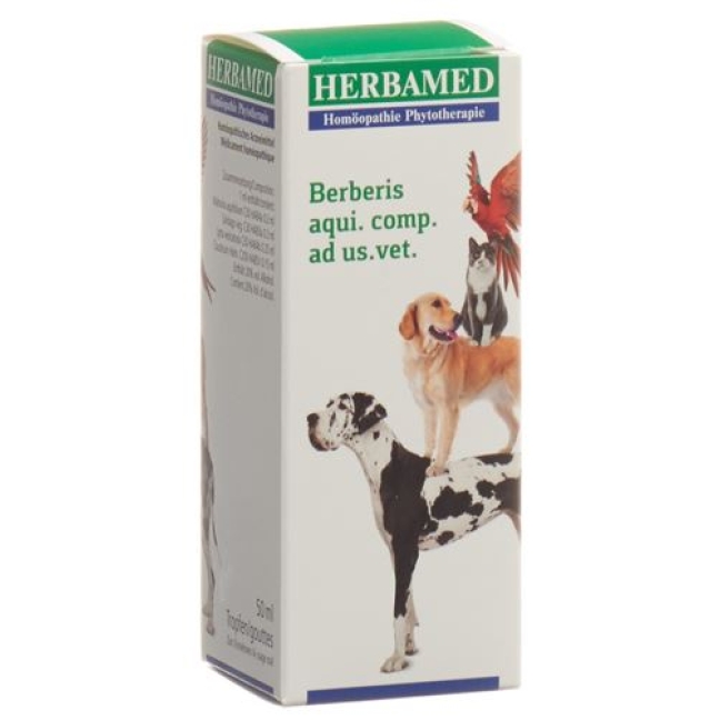 Herbamed Berberis Aquifolium Comp Ad Us Vet 50мл Herbamed Berberis Aquifolium Comp Ad Us Vet 50мл
