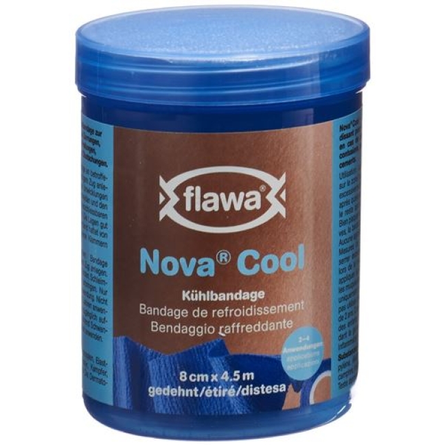 Flawa Nova Cool Kuhlbandage 8смx3m Kohasive Flawa Nova Cool Kuhlbandage 8смx3m Kohasive