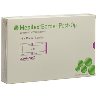 MEPILEX BORDER POST OP 10X15CM