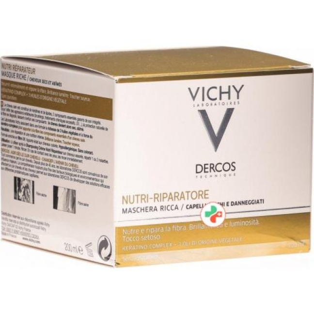 Vichy Dercos Nutri Repair Maske 200мл Vichy Dercos Nutri Repair Maske 200мл