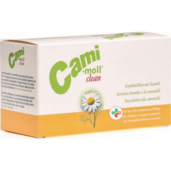 Cami Moll Clean влажные салфеткив пакетиках 36 штук