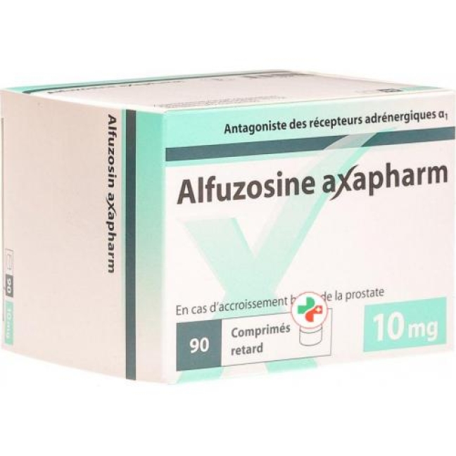 Alfuzosin Axapharm 10 mg 90 Retard tablets Alfuzosin Axapharm 10 mg 90 Retard tablets