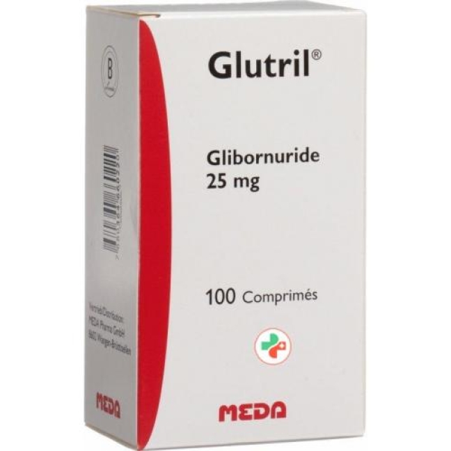 Glutril 25 mg 100 tablets Glutril 25 mg 100 tablets