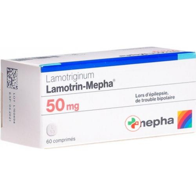 Lamotrin Mepha 50 mg 60 Disp tablets Lamotrin Mepha 50 mg 60 Disp tablets