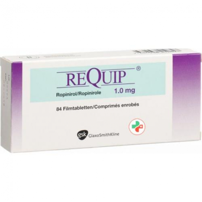 Requip film 1 mg 84 tablets