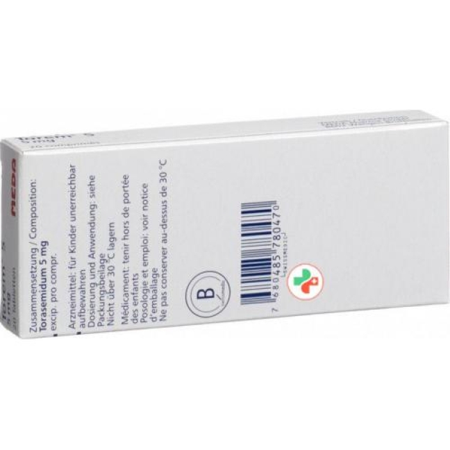Torem 5 mg 20 tablets Torem 5 mg 20 tablets