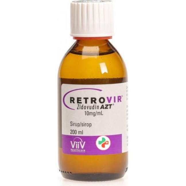 Retrovir AZT 10 mg/ml 200 ml Sirup Retrovir AZT 10 mg/ml 200 ml Sirup
