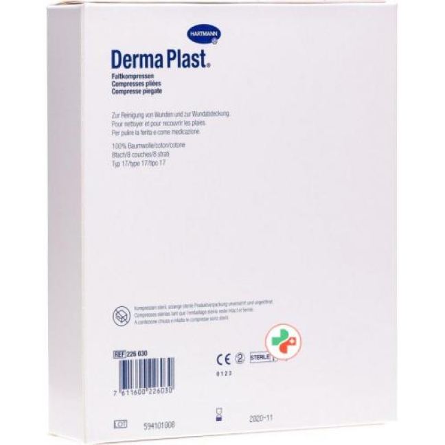 Dermaplast Faltkompressen Typ17 10x10см 8-fach 5x 2 штуки Dermaplast Faltkompressen Typ17 10x10см 8-fach 5x 2 штуки