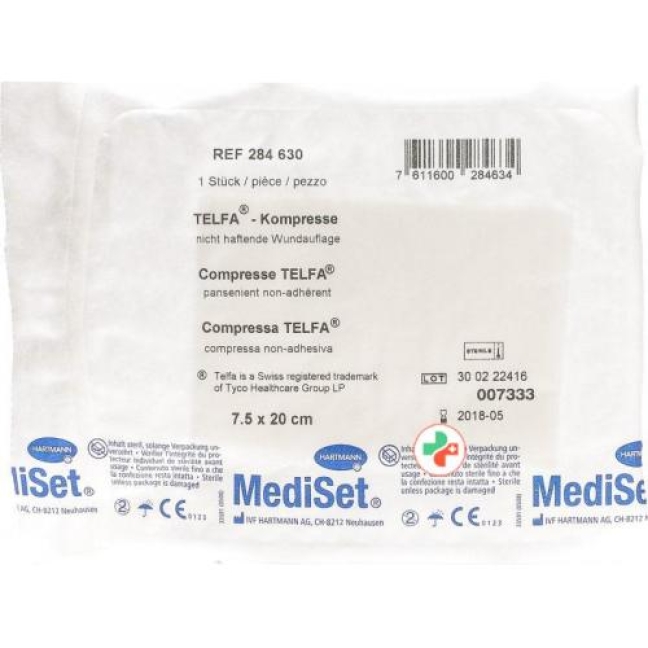 Mediset IVF Telfa Kompressen 20x7.5см 90 пакетиков Mediset IVF Telfa Kompressen 20x7.5см 90 пакетиков