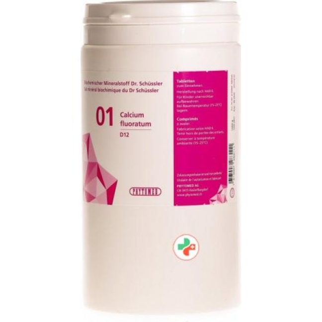 Phytomed Schussler Nr. 1 Calc Fluor в таблетках, D 12 1кг Phytomed Schussler Nr. 1 Calc Fluor в таблетках, D 12 1кг