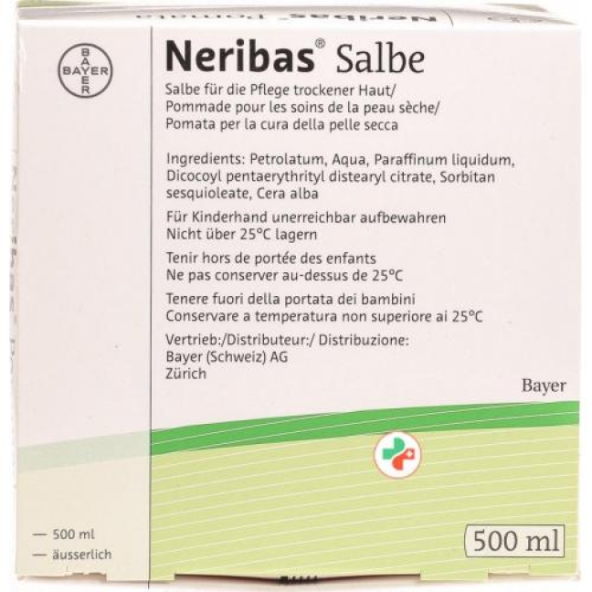 Neribas Salbengrundlage Topf 500мл Neribas Salbengrundlage Topf 500мл
