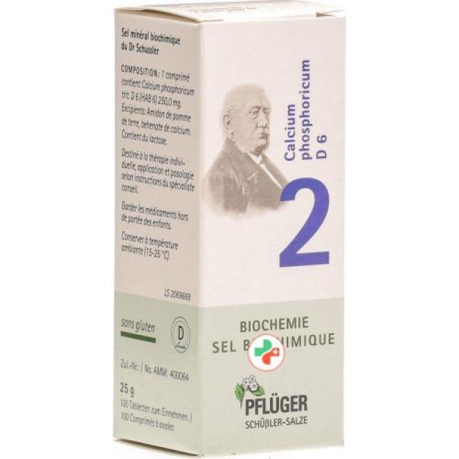 Pflueger Schussler Nr. 2 Calc Phos в таблетках, D 6 1г Pflueger Schussler Nr. 2 Calc Phos в таблетках, D 6 1г
