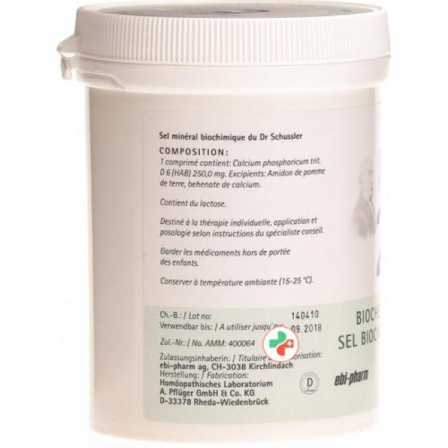 Pflueger Schussler Nr. 2 Calc Phos в таблетках, D 6 250г Pflueger Schussler Nr. 2 Calc Phos в таблетках, D 6 250г