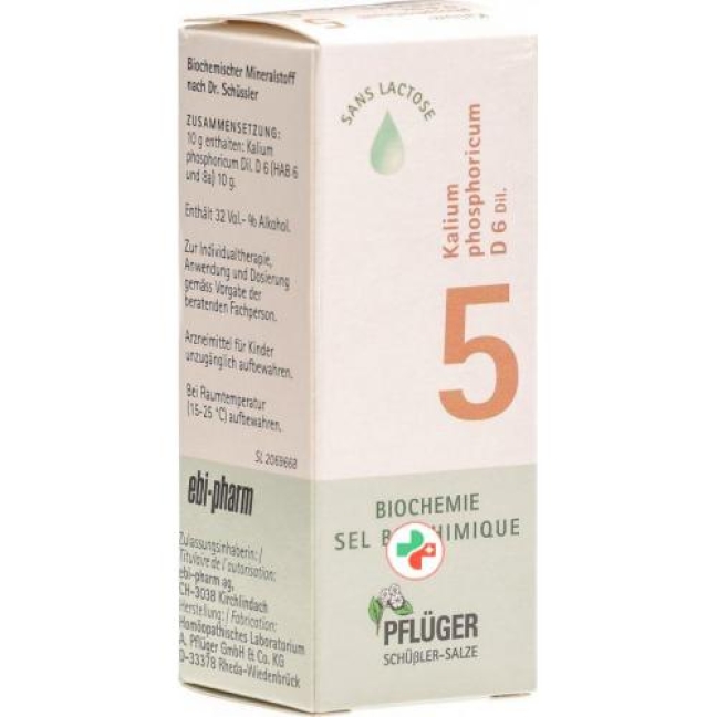 Pflueger Schussler Nr. 5 Kal Phos капли D 6 30мл Pflueger Schussler Nr. 5 Kal Phos капли D 6 30мл