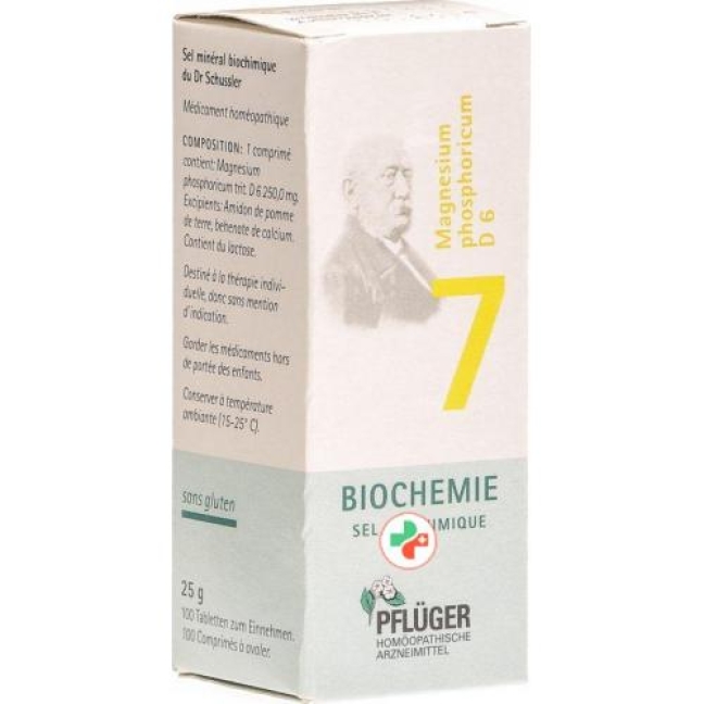 Pflueger Schussler Nr. 7 Magn Phos в таблетках, D 6 25г Pflueger Schussler Nr. 7 Magn Phos в таблетках, D 6 25г