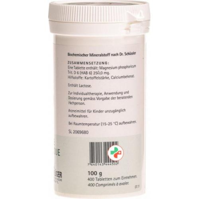 Pflueger Schussler Nr. 7 Magn Phos в таблетках, D 6 100г Pflueger Schussler Nr. 7 Magn Phos в таблетках, D 6 100г