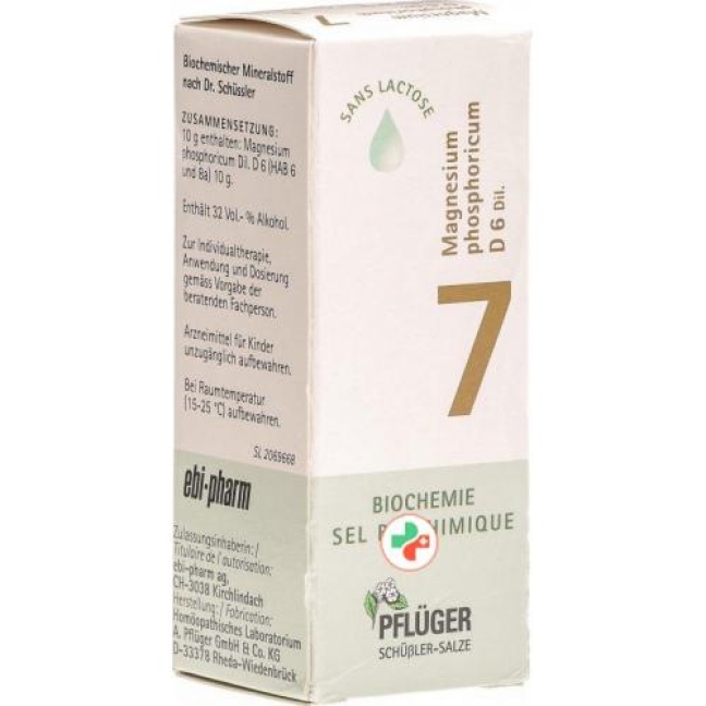 Pflueger Schussler Nr. 7 Magn Phos капли D 6 30мл Pflueger Schussler Nr. 7 Magn Phos капли D 6 30мл
