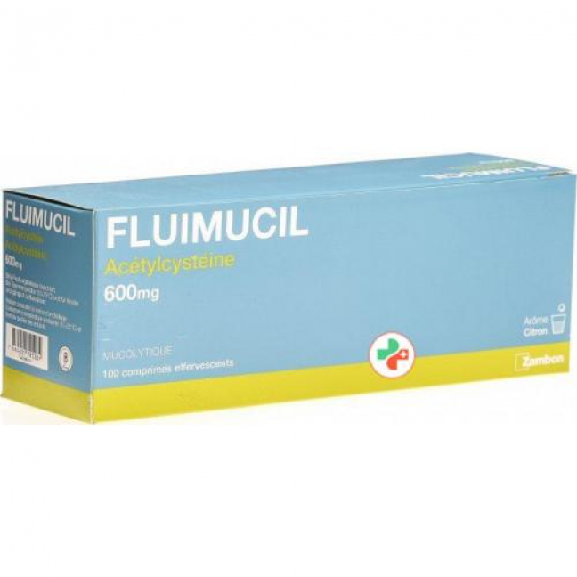 Fluimucil 600 mg Erwachsene Citron 100 Brausetablets