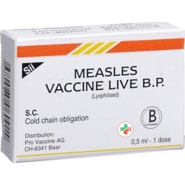 Measles Vaccine Live 0.5 ml Ampulle Measles Vaccine Live 0.5 ml Ampulle
