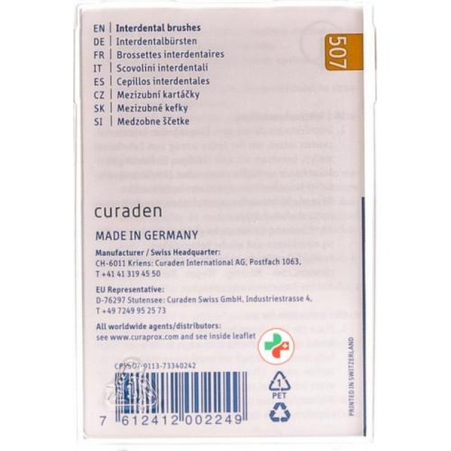 Curaprox CPS 507 Soft Implantatbursten Orange 5 штук