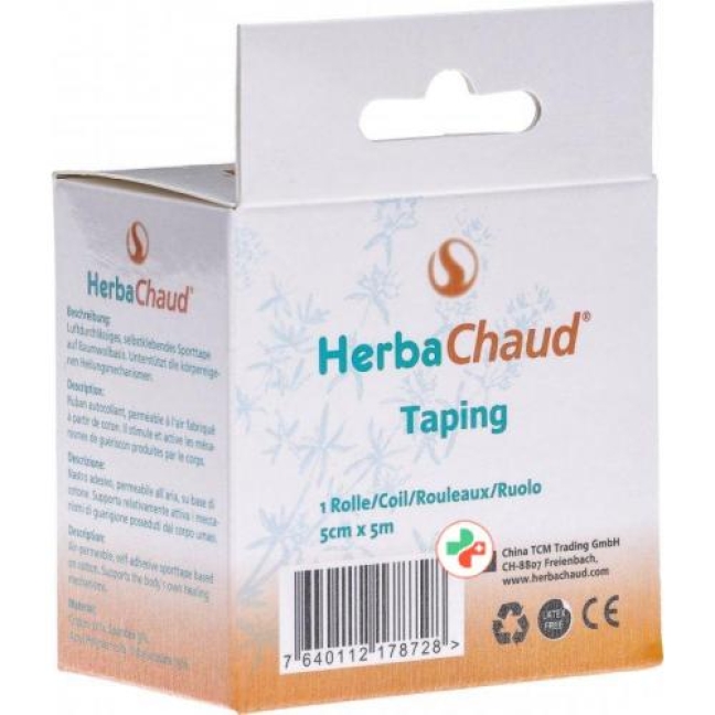 Herbachaud Tape 5смx5m Beige Herbachaud Tape 5смx5m Beige