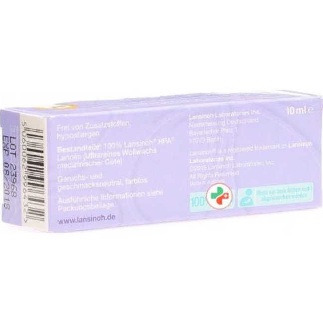 Lansinoh Hpa Lanolin в тюбике 10мл Lansinoh Hpa Lanolin в тюбике 10мл