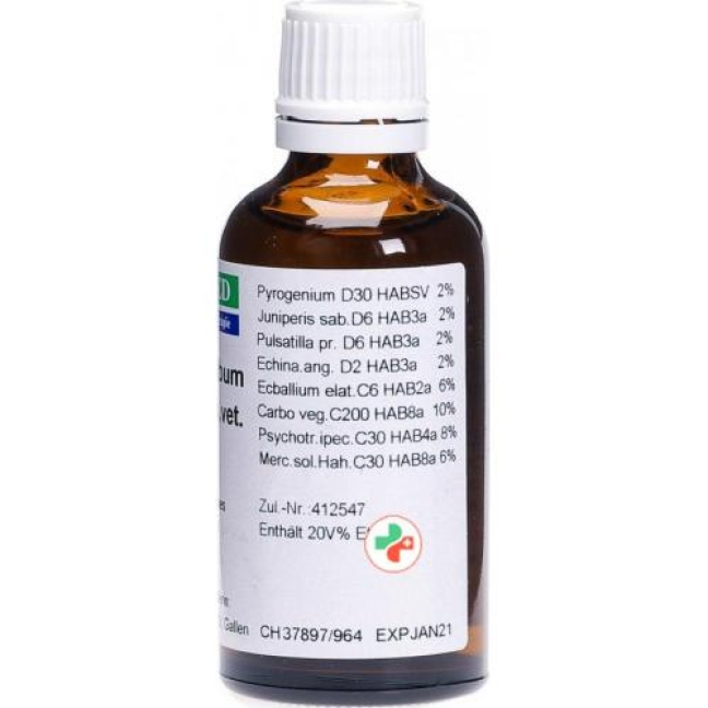 Herbamed Veratrum Album Comp Ad Us Vet 50мл Herbamed Veratrum Album Comp Ad Us Vet 50мл