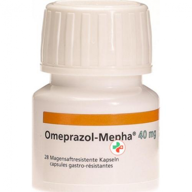 Omeprazol Mepha 40 mg 28 Kaps