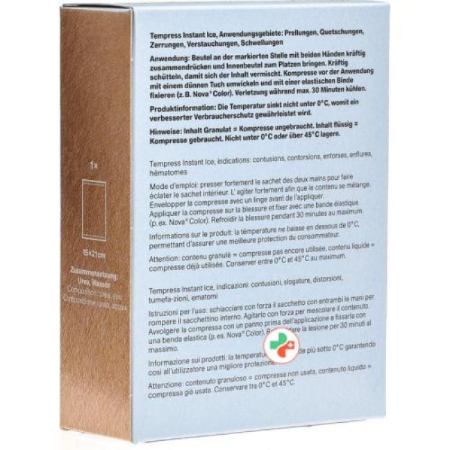 Flawa Tempress Instant Ice Sofortkompresse Kalt 15x21см Flawa Tempress Instant Ice Sofortkompresse Kalt 15x21см