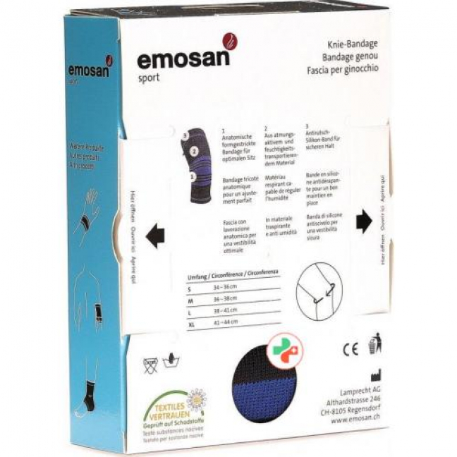 emosan sport Knie-Bandage L