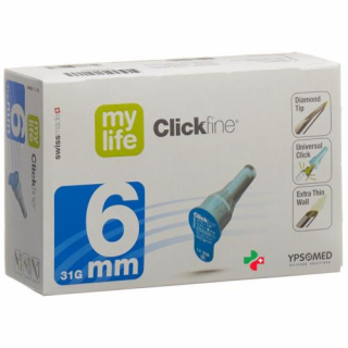 Mylife Clickfine Pen Nadeln 6мм 31г (pi) 100 штук