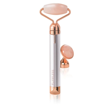 FLAWLESS Contour Gesichtsroller m Rosenquarz White