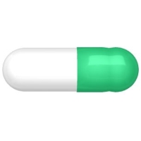 LGA Gelatine Kapseln 2 grün/weiss