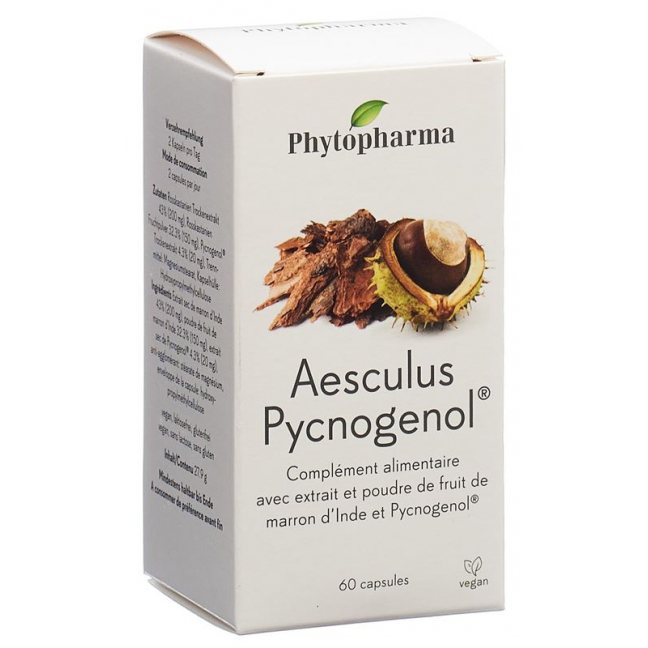 PHYTOPHARMA Aesculus Pycnogenol Kaps