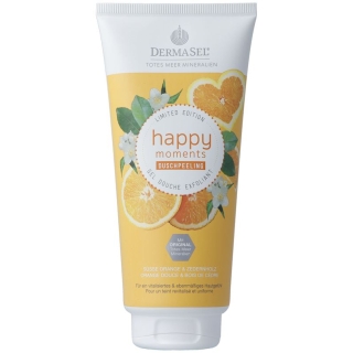 DermaSel Happy Moments Скраб для душа, немецкая/французская ограниченная серия, 200 мл