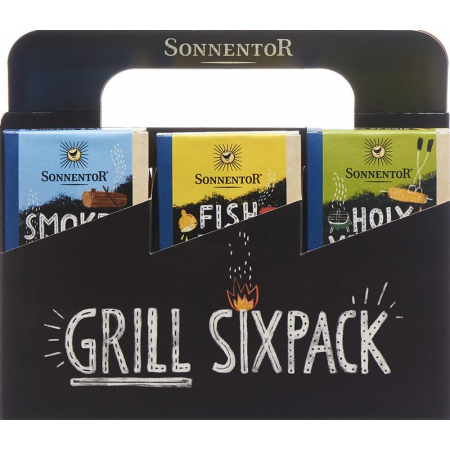 SONNENTOR Grillgewürz Sixpack à 6 Beutel BIO