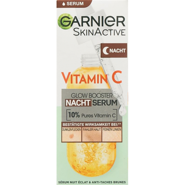 GARNIER Skinactive Ночная сыворотка с витамином С