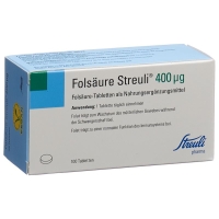 Folsaure Streuli в таблетках, 400µg 100 штук
