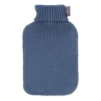 FASHY Wärmflasche 2l Rollkragen-Strickbe bl Th