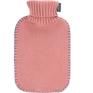 FASHY Wärmflasche 2l Rollkragen-Strickbe apric