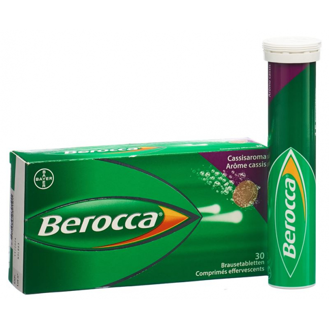 BEROCCA шипучие таблетки с ароматом черной смородины