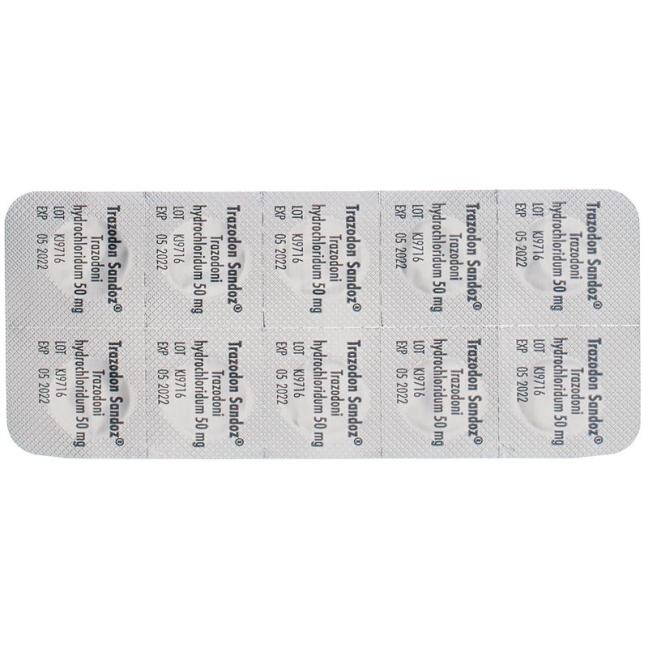 Trazodon Sandoz Tabletten 50mg 100 Stück