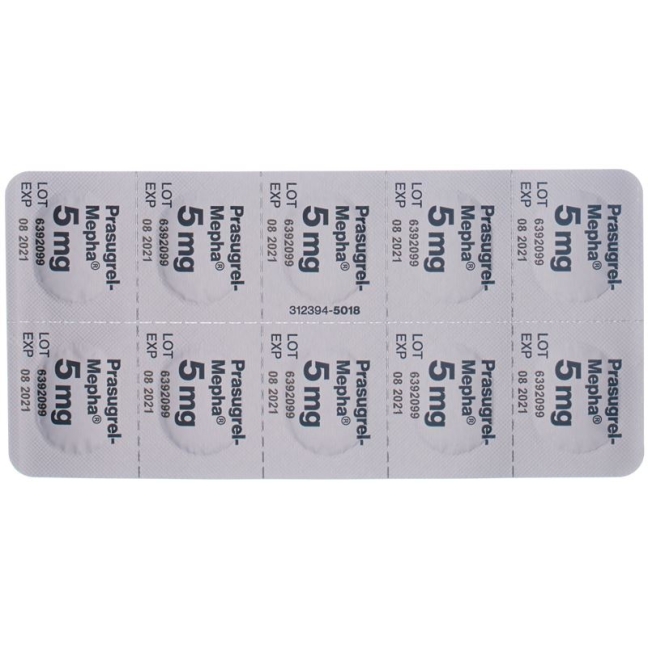 Prasugrel Mepha Lactab 5mg 30 Stück